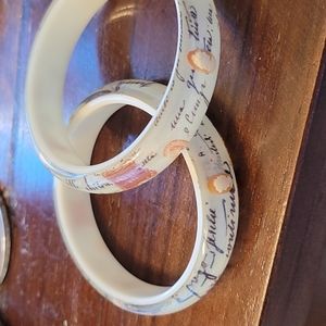 2 Bangle bracelets